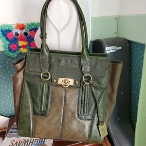FRYE XL DANA LEATHER TOTE